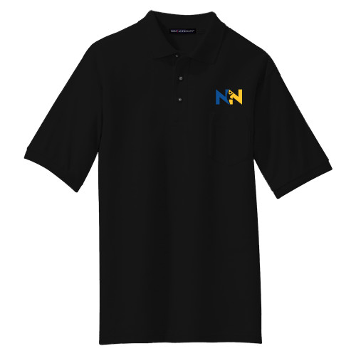  Black Silk Touch Polo w/ Pocket - Near North Health Primary Mark