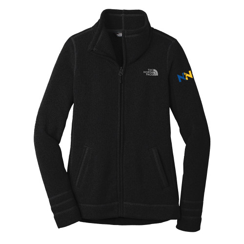  The North Face Womens Black Heather Fleece Jacket - Near North Health Primary Mark