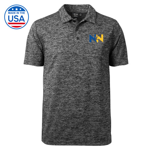  Charcoal Honeycomb Jacquard Polo - Near North Health Primary Mark