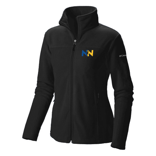  Columbia Womens Full Zip Black Fleece Jacket - Near North Health Primary Mark