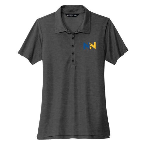  TravisMathew Womens Black Heather Oceanside Polo - Near North Health Primary Mark