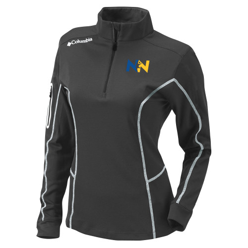  Columbia Womens Omni Wick Charcoal 1/4 Zip - Near North Health Primary Mark