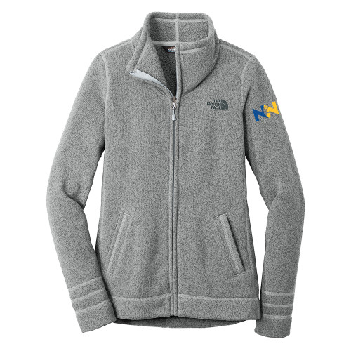  The North Face Womens Grey Heather Fleece Jacket - Near North Health Primary Mark