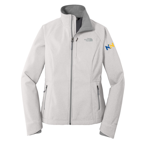  The North Face Womens Light Grey Heather Apex Barrier Softshell Jacket - Near North Health Primary Mark