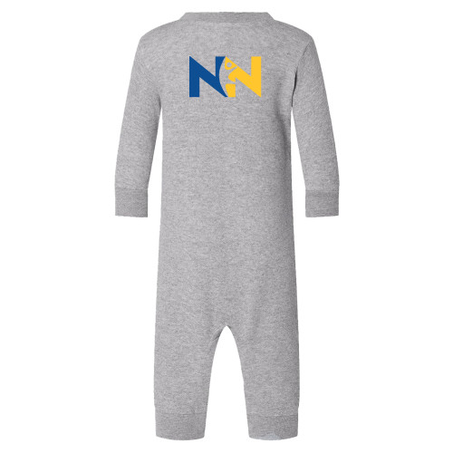  Heather Grey Fleece Onesie - Near North Health Primary Mark