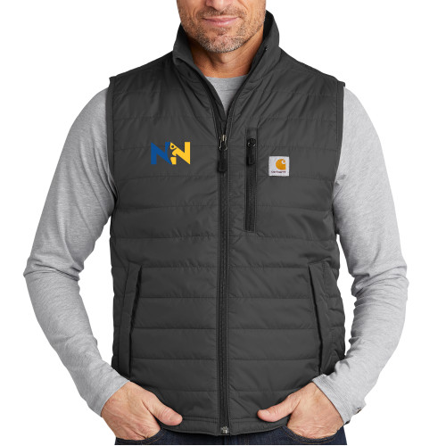  Carhartt Charcoal Gilliam Vest - Near North Health Primary Mark