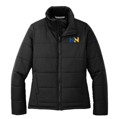  Womens Black Puffer Jacket - Near North Health Primary Mark