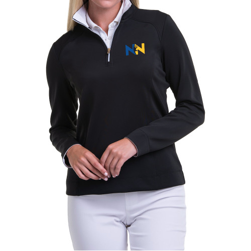  Fairway & Greene Black Wells 1/4 Zip - Near North Health Primary Mark