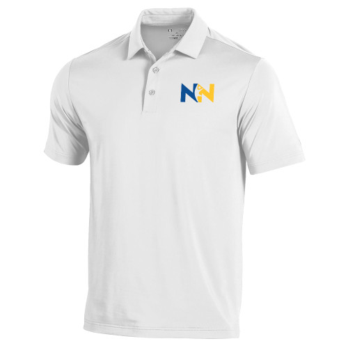  Under Armour White Performance Polo - Near North Health Primary Mark