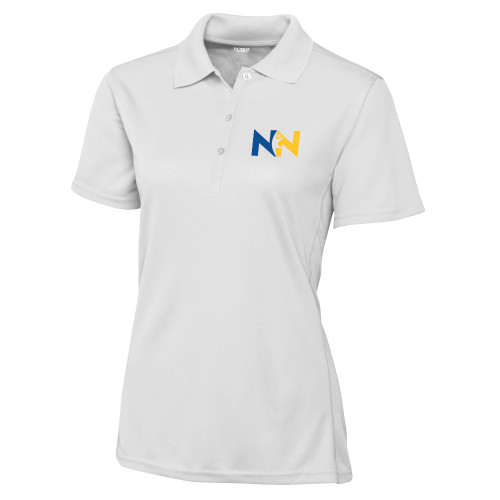  C&B Womens White Clique Ice Pique Polo - Near North Health Primary Mark