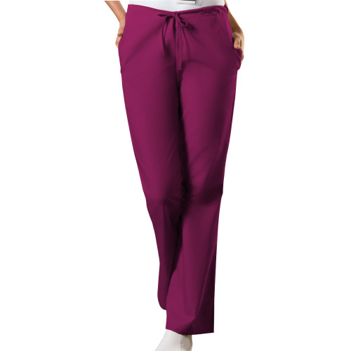  Womens Wine WW Originals Scrub Pant BLANK - BLANK LOGO FOR SCRUBS