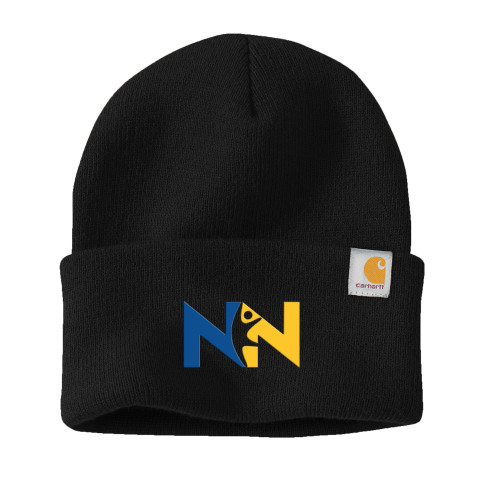  Carhartt Black Knit Beanie w/Cuff - Near North Health Primary Mark