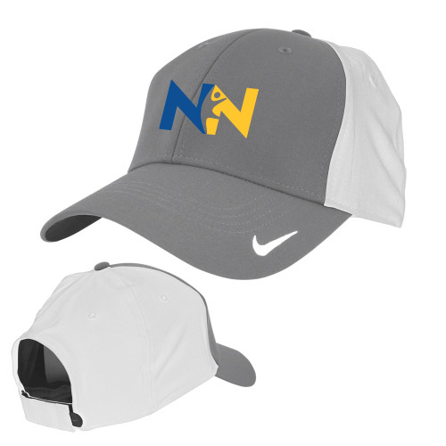  Nike Charcoal/White Swoosh Legacy 91 Hat - Near North Health Primary Mark