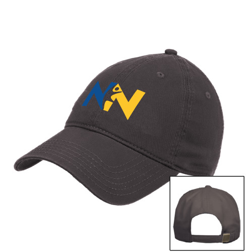  Charcoal Unstructured Adjustable Low Profile Hat - Near North Health Primary Mark
