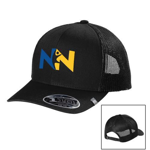  TravisMathew Black Trucker Cap - Near North Health Primary Mark