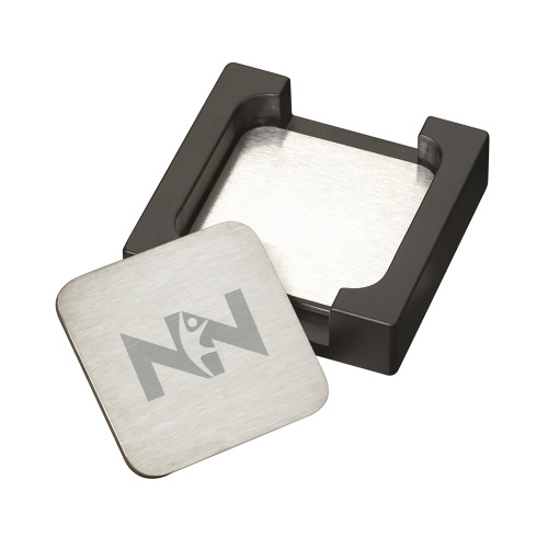  Stainless Steel Coaster Set - Near North Health Primary Mark Engraved