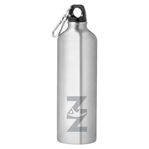  Venture Aluminum Silver Bike Bottle 26oz - Near North Health Primary Mark Engraved