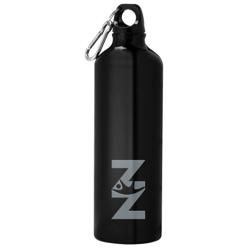  Venture Aluminum Black Bike Bottle 26oz - Near North Health Primary Mark Engraved