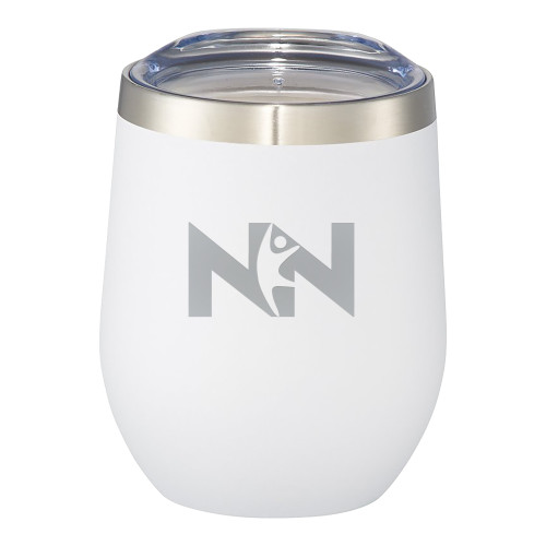  Corzo Vacuum Insulated White Cup 12oz - Near North Health Primary Mark Engraved