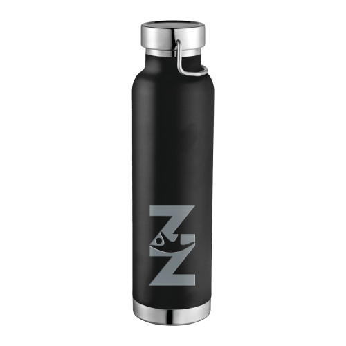  Thor Copper Vacuum Insulated Black Bottle 22oz - Near North Health Primary Mark Engraved
