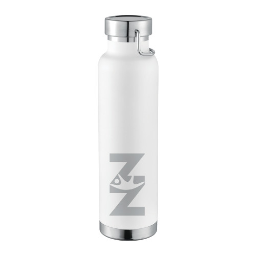  Thor Copper Vacuum Insulated White Bottle 22oz - Near North Health Primary Mark Engraved