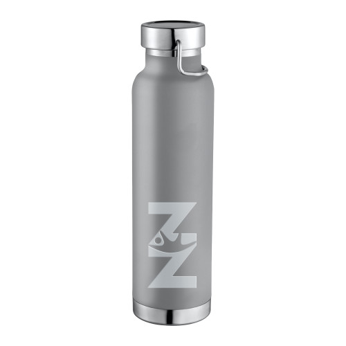  Thor Copper Vacuum Insulated Grey Bottle 22oz - Near North Health Primary Mark Engraved