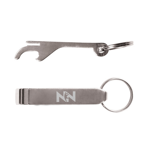  Aluminum Silver Bottle Opener - Near North Health Primary Mark Engraved