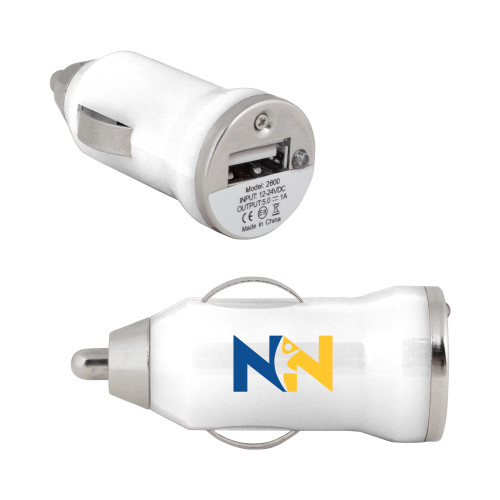  On the Go White Car Charger - Near North Health Primary Mark