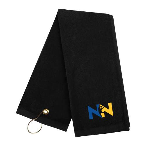  Black Golf Towel - Near North Health Primary Mark