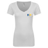 Thumbnail image for  Next Level Womens White Ideal V Tee