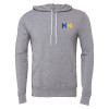 Thumbnail image for  Bella + Canvas Heather Grey Fleece Hood