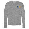 Thumbnail image for  Bella + Canvas Heather Grey Fleece Crew