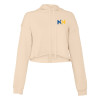 Thumbnail image for  Bella + Canvas Womens Heather Dust Cropped Fleece Hood