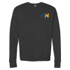 Thumbnail image for  Bella + Canvas Dark Grey Heather Fleece Crew