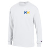 Thumbnail image for  Champion White Long Sleeve T Shirt