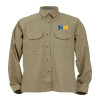 Thumbnail image for  Womens Khaki Fishing Performance Long Sleeve Shirt  