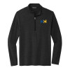 Thumbnail image for  TravisMathew Black Crestview 1/4 Zip Pullover