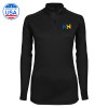 Thumbnail image for  Syntrel Womens Black Interlock 1/4 Zip