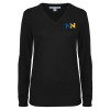 Thumbnail image for  Womens Black VNeck Sweater 