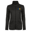 Thumbnail image for  Womens Black Heather Fleece Jacket