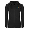Thumbnail image for  Womens Black Sport Wick Stretch Full Zip Jacket