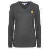 Thumbnail image for  Womens Charcoal Heather VNeck Sweater 