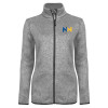Thumbnail image for  Womens Grey Heather Fleece Jacket