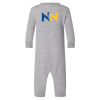 Thumbnail image for  Heather Grey Fleece Onesie