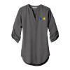 Thumbnail image for  Womens Grey 3/4 Sleeve Tunic Blouse