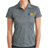 Thumbnail image for  Nike Womens Charcoal Dri Fit Crosshatch Polo