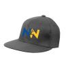 Thumbnail image for  Charcoal Flat Bill Snapback Hat