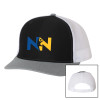 Thumbnail image for  Richardson Black/White/Heather Trucker Hat