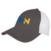 Thumbnail image for  Charcoal/White Mesh Back Unstructured Low Profile Hat