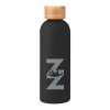 Thumbnail image for  Blair Black Stainless Steel Bottle w/ Bamboo Lid 17 oz